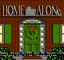 Home Alone (USA) Title Screen